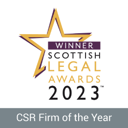 Scottish Legal Awards 2023 winner logo