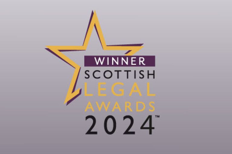 Scottish Legal Awards Winner logo