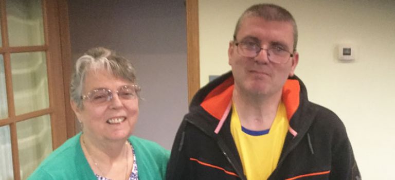 Sydney Morrice with her son Kevin Morrice